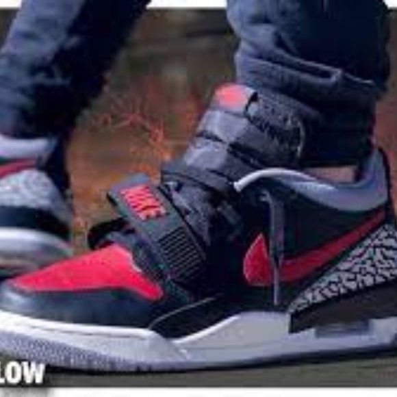 Nike Air Jordan Legacy 312 Low bred cement athletic basketball shoes size 5Y